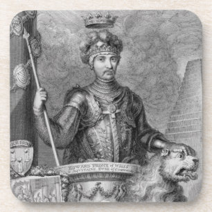 Edward The Black Prince (1330-76) after the monume Coaster