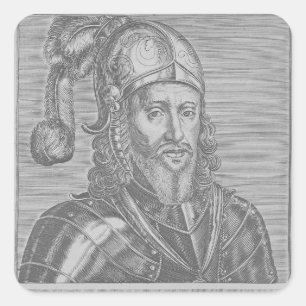 Edward, the Black Prince Square Sticker