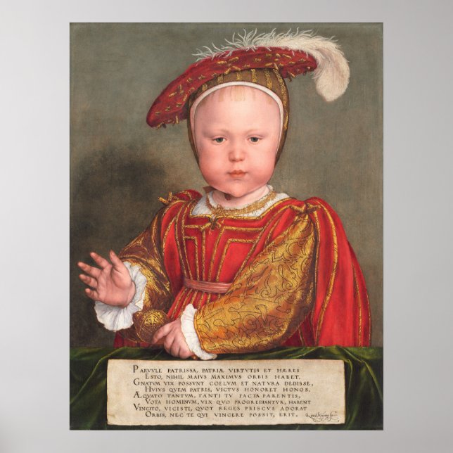 Edward VI - Hans Holbein Fine Art Poster (Front)