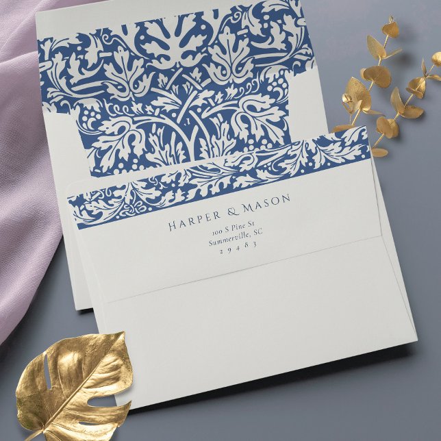 Edwardian Inspiré William Morris Mariage Enveloppe (Créateur téléchargé)