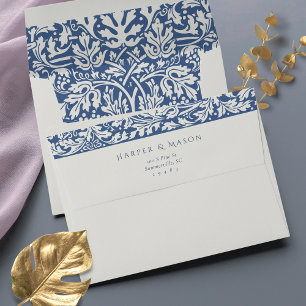 Edwardian Inspired William Morris Wedding Envelope