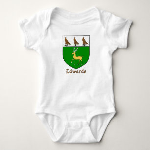 Edwards Heraldic Shield Baby Bodysuit