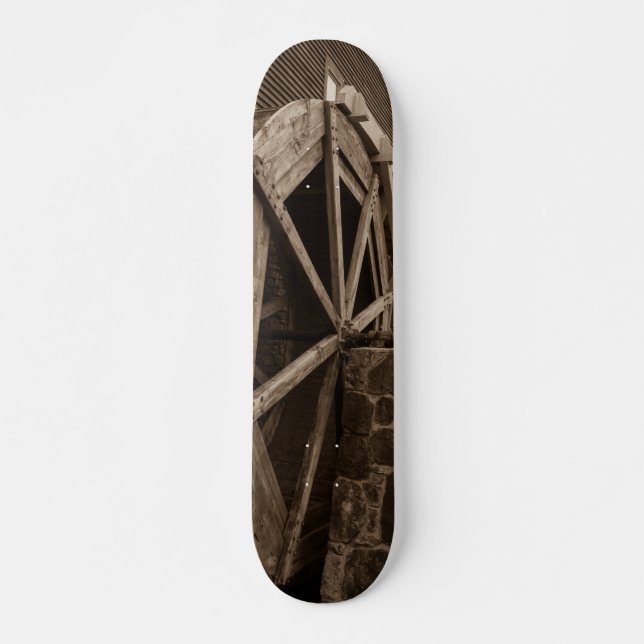 Edwards Water Wheel Sepia Skateboard (Front)