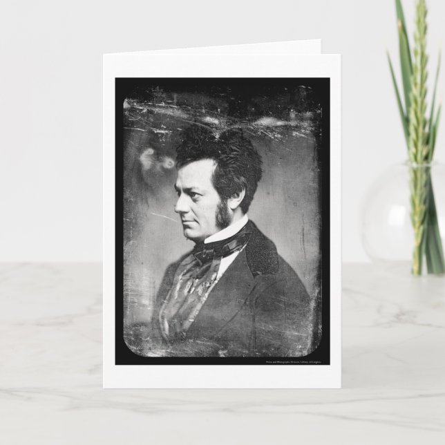 Edwin Forrest Daguerreotype 1852 Card (Front)