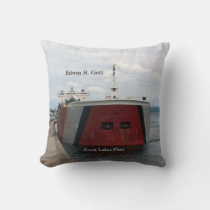 Edwin H. Gott bow carré coussin