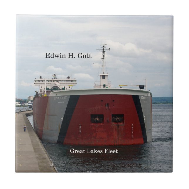 Edwin H. Gott tile (Front)