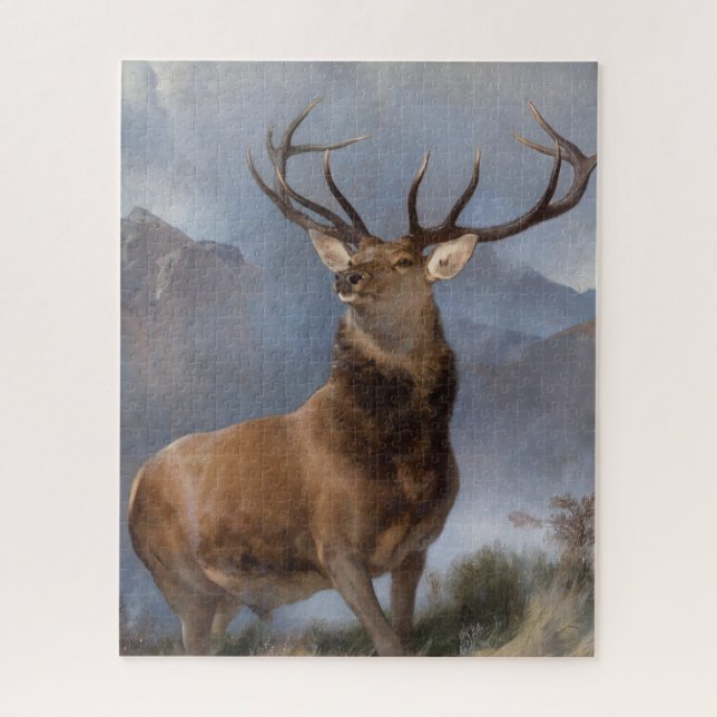 Edwin Henry Landseer | The Monarch of the Glen Jigsaw Puzzle (Vertical)