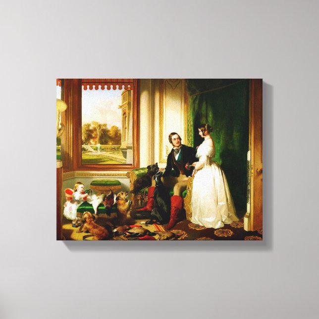 Edwin Landseer Windsor Castle in Modern Times Canvas Print (Front)