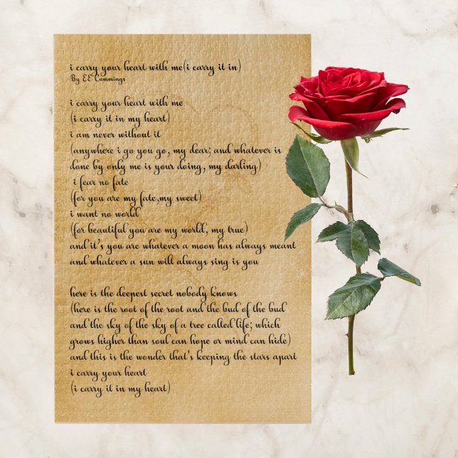 EE Cummings Poem Jigsaw Puzzle (Creator Uploaded)