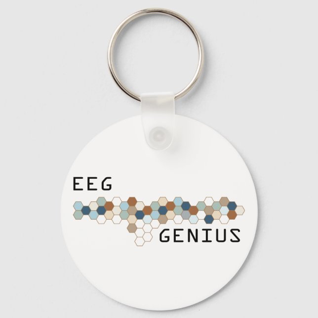 EEG Genius Keychain (Front)