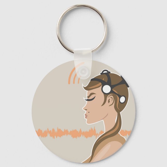 EEG Headset Keychain (Front)