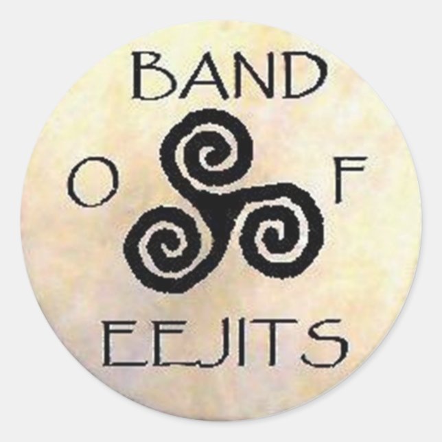 Eejit Classic Round Sticker (Front)