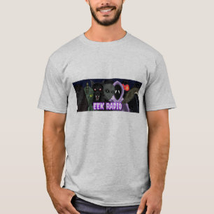 Eek Radio, lizardman,mothman,bigfoot,ghost,dogman, T-Shirt