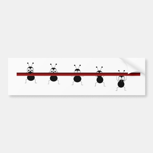 Eeks Bumper Sticker (Front)