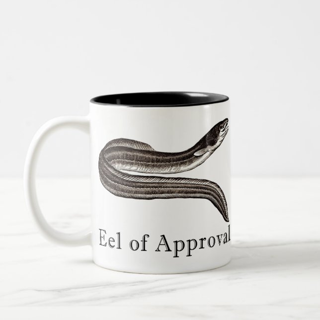 Eel of Approval Two-Tone Coffee Mug (Left)