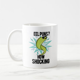 Eel Puns How Shocking Funny Animal Pun  Coffee Mug