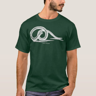 Eel white on black T-Shirt