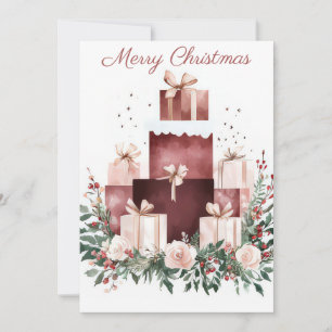 Eelegant and festive Holiday Greeting Card