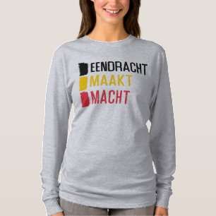 Eendracht Maakt Macht Belgian Motto, Belgium T-Shirt