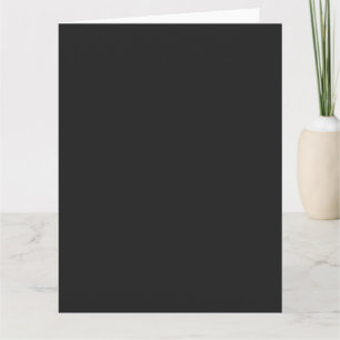 Eerie Black BIG Greeting Card
