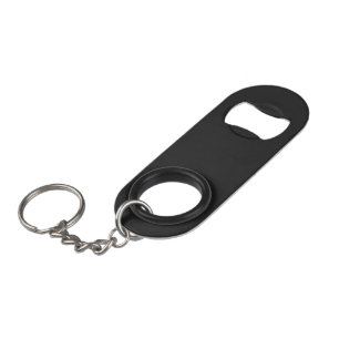 Eerie Black Mini Bottle Opener with Keychain