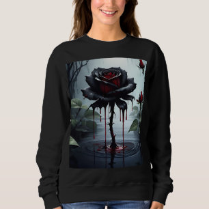 Eerie black rose  sweatshirt