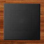 Eerie Black Solid Colour Tile<br><div class="desc">Eerie Black Solid Colour</div>