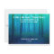 Eerie Blue Forest - 3x5 Haunted Forest Invitation
