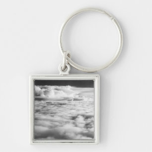 Eerie cloudscape at sunrise. 2 keychain