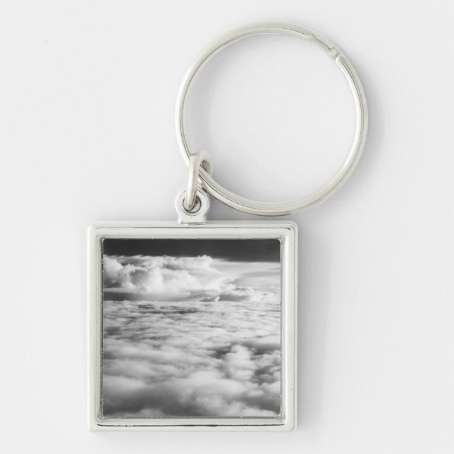Eerie cloudscape at sunrise. 2 keychain (Front)
