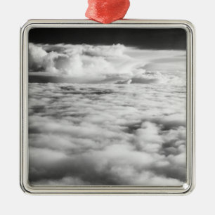 Eerie cloudscape at sunrise. 2 metal ornament