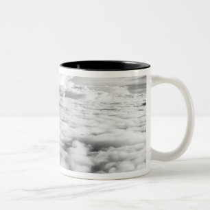 Eerie cloudscape at sunrise. 2 Two-Tone coffee mug