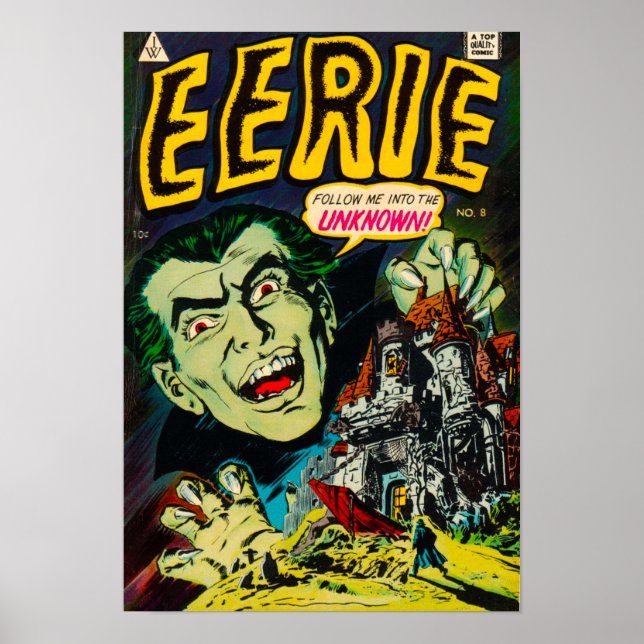 Eerie Cover -- Follow Me Into the Unknown Poster (Front)