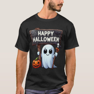 Eerie Echoes: A Halloween Tale Men's T-shirt