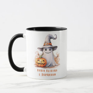 Eerie Elixirs et Espresso Ghost Halloween Mug