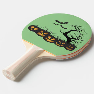 Eerie Engage: Halloween-themed Ping Pong Paddle