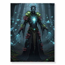 Eerie Forest Guardian Spooky Fantasy Art