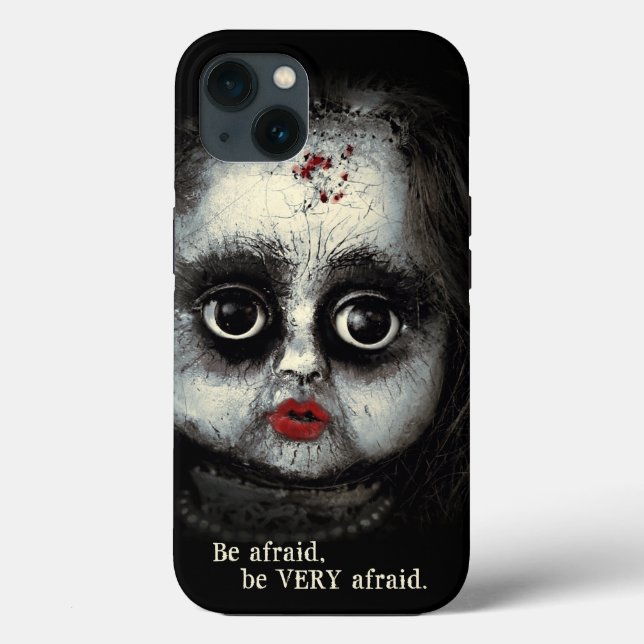 Eerie Gothic Doll with Blood Halloween Case-Mate iPhone Case (Back)