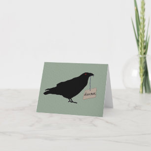 Eerie Raven Note Card