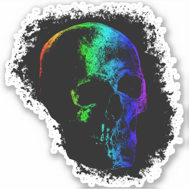 EERIE SKULL Rainbow (Front)