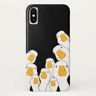 Eerie Surveillance: Geese Monitoring from Space Case-Mate iPhone Case
