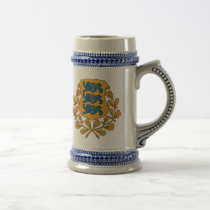 Eesti - Estonian Coat of Arms Beer Stein