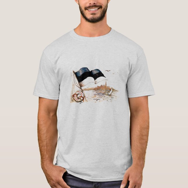 Eesti Lipp/drapeau estonien - T-shirt (Devant)