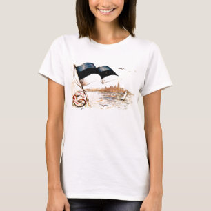 Eesti Lipp/Estonian - Spaghetti Tank Top