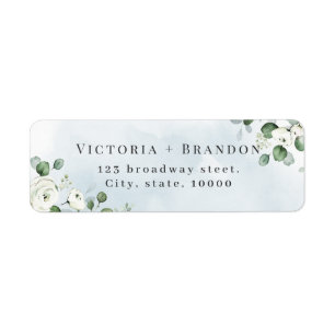 Eeucalyptus rustique verte adresse de retour fleur