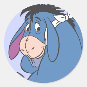Eeyore 11 classic round sticker