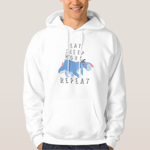 Eeyore   Eat Sleep Work Repeat Hoodie