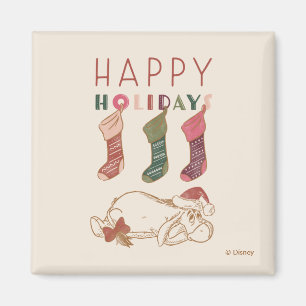 Eeyore   Happy Holidays Magnet