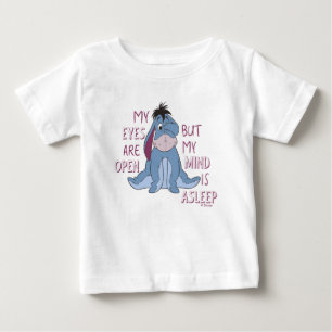 Eeyore My Mind is Asleep Quote Baby T-Shirt
