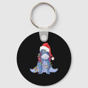 Eeyore Santa Claus  Keychain